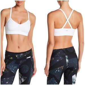Alo Yoga Becca Grey Sport Bra Sz M